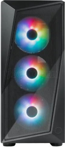 Photo de Boitier Moyen Tour ATX Cooler Master CMP 520 RGB avec panneau vitré (Noir)