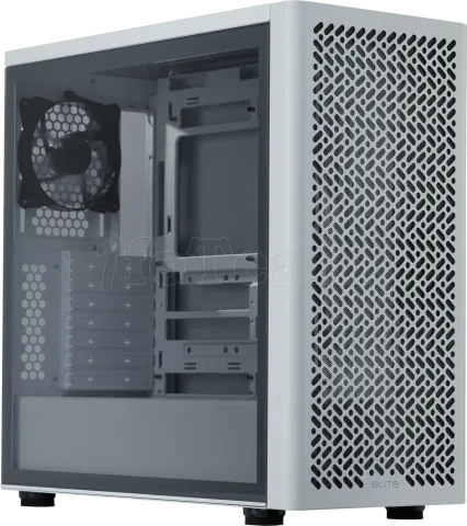 Photo de Boitier Moyen Tour ATX Cooler Master Elite 502 Lite avec panneau vitré (Blanc)
