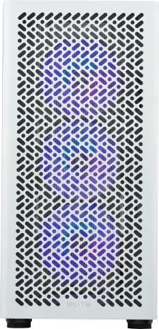 Photo de Boitier Moyen Tour ATX Cooler Master Elite 502 RGB avec panneau vitré (Blanc)