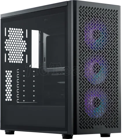 Photo de Boitier Moyen Tour ATX Cooler Master Elite 502 RGB avec panneau vitré (Noir)