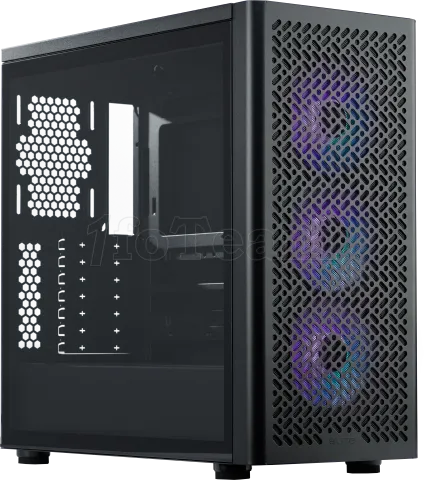 Photo de Boitier Moyen Tour ATX Cooler Master Elite 502 RGB avec panneau vitré (Noir)