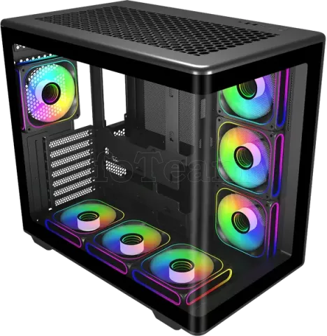 Photo de Boitier Moyen Tour ATX Cooler Master Elite 600 avec panneaux vitrés (Noir)