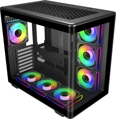 Photo de Boitier Moyen Tour ATX Cooler Master Elite 600 avec panneaux vitrés (Noir)