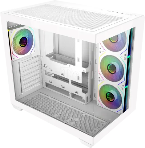 Photo de Boitier Moyen Tour ATX Cooler Master Elite 681 RGB avec panneaux vitrés (Blanc)