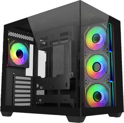 Photo de Boitier Moyen Tour ATX Cooler Master Elite 681 RGB avec panneaux vitrés (Noir)