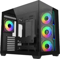 Photo de Boitier Moyen Tour ATX Cooler Master Elite 681 RGB avec panneaux vitrés (Noir)