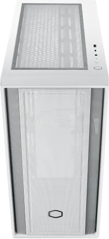 Photo de Boitier Moyen Tour ATX Cooler Master MasterBox 600 Lite RGB avec panneau vitré (Blanc)