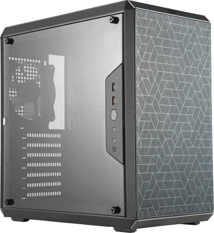 Photo de Boitier Moyen Tour ATX Cooler Master MasterBox Q500L avec panneau vitré (Noir)