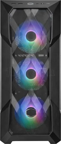 Photo de Boitier Moyen Tour ATX Cooler Master MasterBox TD500 Mesh V2 avec panneau vitré (Noir)