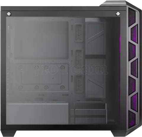 Photo de Boitier Moyen Tour ATX Cooler Master MasterCase H500 aRGB avec panneau vitré (Noir)