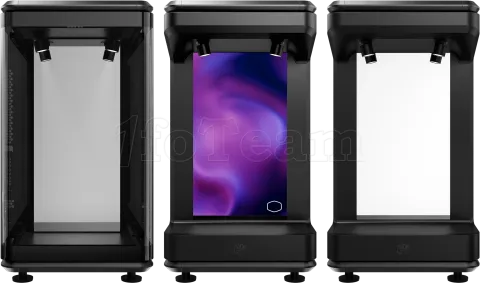 Photo de Boitier Moyen Tour ATX Cooler Master MasterFrame 360 Panorama avec panneaux vitrés (Noir)