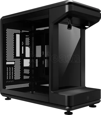 Photo de Boitier Moyen Tour ATX Cooler Master MasterFrame 360 Stage LCD avec panneaux vitrés (Noir)