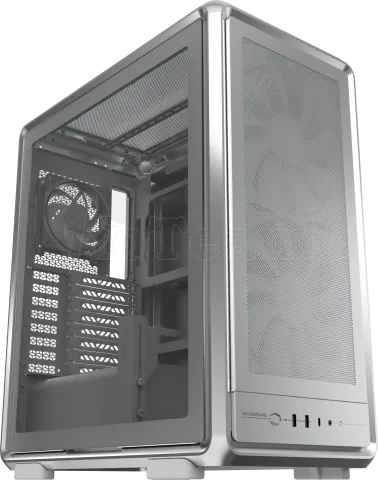 Photo de Boitier Moyen Tour ATX Cooler Master MasterFrame 500 Mesh RGB avec panneau vitré (Argent)