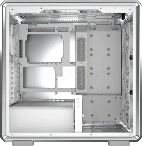 Photo de Boitier Moyen Tour ATX Cooler Master MasterFrame 600 avec panneaux vitrés (Argent)