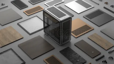 Photo de Boitier Moyen Tour ATX Cooler Master MasterFrame 600 avec panneaux vitrés (Argent)