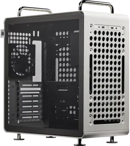 Photo de Boitier Moyen Tour ATX Cooler Master Qube 540  avec panneau vitré (Gris)