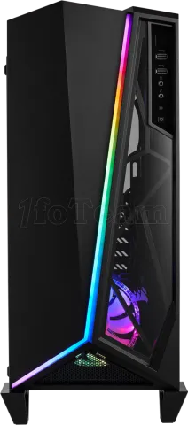 Photo de Boitier Moyen Tour ATX Corsair Carbide Spec Omega RGB avec panneaux vitrés (Noir)