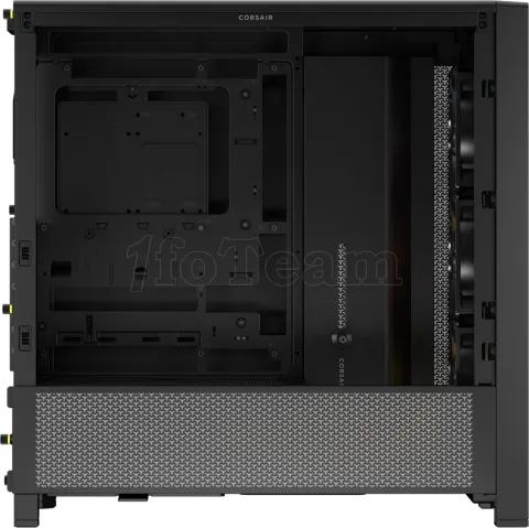 Photo de Boitier Moyen Tour ATX Corsair Frame 4000D RS RGB avec panneau vitré (Noir)