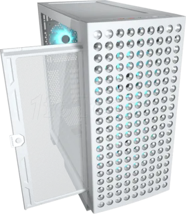 Photo de Boitier Moyen Tour ATX Cougar Airface ECO RGB avec panneau vitré (Blanc)