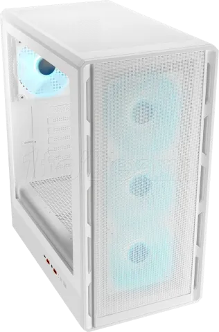 Photo de Boitier Moyen Tour ATX Cougar AirFace Pure Pro RGB avec panneaux vitrés (Blanc)