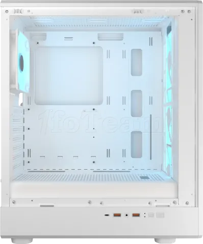 Photo de Boitier Moyen Tour ATX Cougar AirFace Pure Pro RGB avec panneaux vitrés (Blanc)