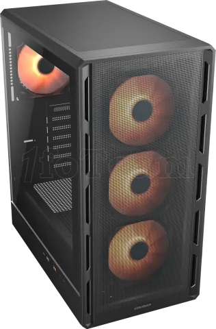 Photo de Boitier Moyen Tour ATX Cougar AirFace Pure Pro RGB avec panneaux vitrés (Noir)