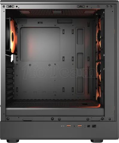 Photo de Boitier Moyen Tour ATX Cougar AirFace Pure Pro RGB avec panneaux vitrés (Noir)