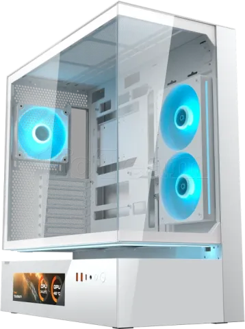 Photo de Boitier Moyen Tour ATX Cougar CFV 235 Vision  RGB avec panneaux vitrés (Blanc)