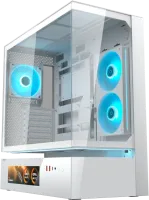 Photo de Boitier Moyen Tour ATX Cougar CFV 235 Vision  RGB avec panneaux vitrés (Blanc)