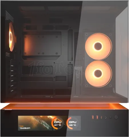 Photo de Boitier Moyen Tour ATX Cougar CFV 235 Vision RGB avec panneaux vitrés (Noir)