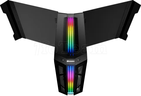 Photo de Boitier Moyen Tour ATX Cougar Gemini T Pro RGB avec panneaux vitrés (Noir)