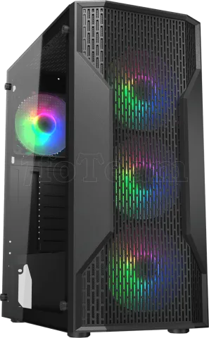 Photo de Boitier Moyen Tour ATX Cougar MX110 RGB avec panneau vitré (Noir)