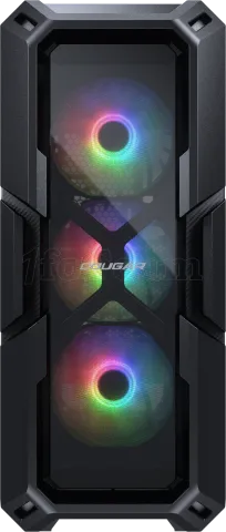 Photo de Boitier Moyen Tour ATX Cougar MX440-G RGB avec panneaux vitrés (Noir)
