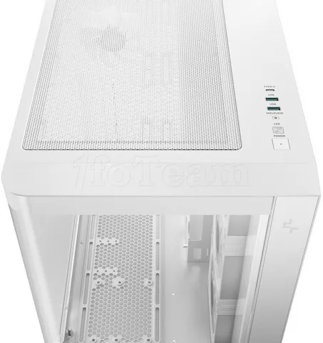 Photo de Boitier Moyen Tour ATX DeepCool CG530U 4F RGB avec panneaux vitrés (Blanc)