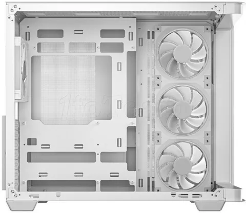 Photo de Boitier Moyen Tour ATX DeepCool CG530U 4F RGB avec panneaux vitrés (Blanc)