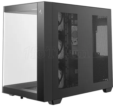 Photo de Boitier Moyen Tour ATX DeepCool CG530U 4F RGB avec panneaux vitrés (Noir)
