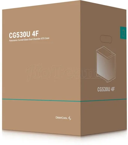 Photo de Boitier Moyen Tour ATX DeepCool CG530U 4F RGB avec panneaux vitrés (Noir)
