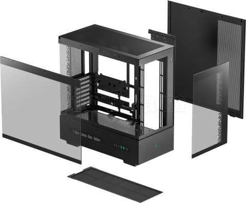 Photo de Boitier Moyen Tour ATX DeepCool CH690 Digital avec panneaux vitrés (Noir)