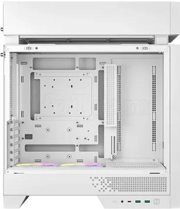 Photo de Boitier Moyen Tour ATX DeepCool CL660 RGB avec panneau vitré (Blanc)