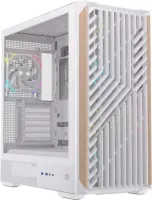 Photo de Boitier Moyen Tour ATX Einarex P800 RGB avec panneau vitré (Blanc)