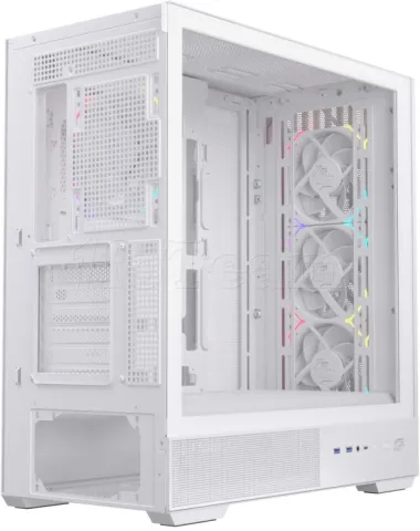 Photo de Boitier Moyen Tour ATX Einarex P800 RGB avec panneau vitré (Blanc)