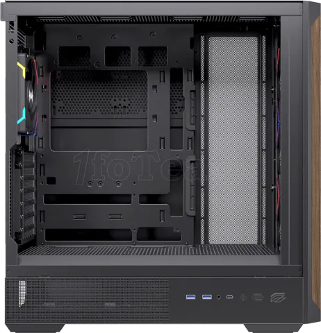 Photo de Boitier Moyen Tour ATX Einarex P800 RGB avec panneau vitré (Noir)