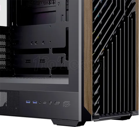 Photo de Boitier Moyen Tour ATX Einarex P800 RGB avec panneau vitré (Noir)