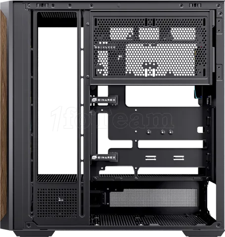 Photo de Boitier Moyen Tour ATX Einarex P800 RGB avec panneau vitré (Noir)