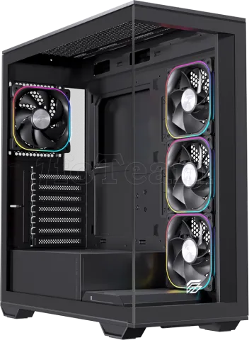 Photo de Boitier Moyen Tour ATX Einarex S700 RGB avec panneau vitré (Noir)
