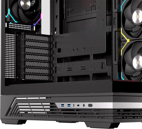 Photo de Boitier Moyen Tour ATX Einarex S800 RGB avec panneaux vitrés (Noir)