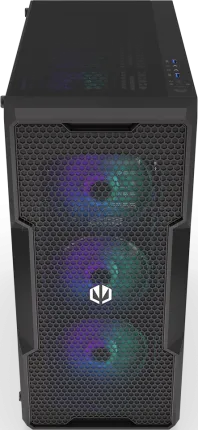 Photo de Boitier Moyen Tour ATX Endorfy Regnum 400 RGB avec panneau vitré (Noir)