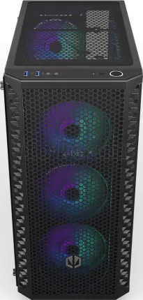 Photo de Boitier Moyen Tour ATX Endorfy Signum 300 RGB avec panneau vitré (Noir)