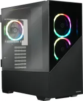 Photo de Boitier Moyen Tour ATX Enermax Enermaxk8 RGB avec panneau vitré (Noir)