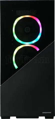 Photo de Boitier Moyen Tour ATX Enermax Enermaxk8 RGB avec panneau vitré (Noir)